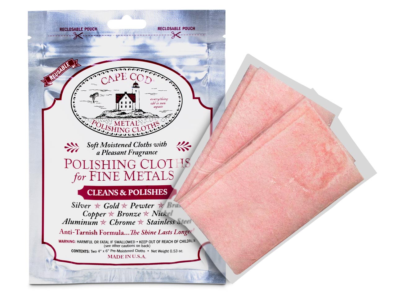 Cape Cod Metal Polish Pouch, Set Of 2 Questions & Answers