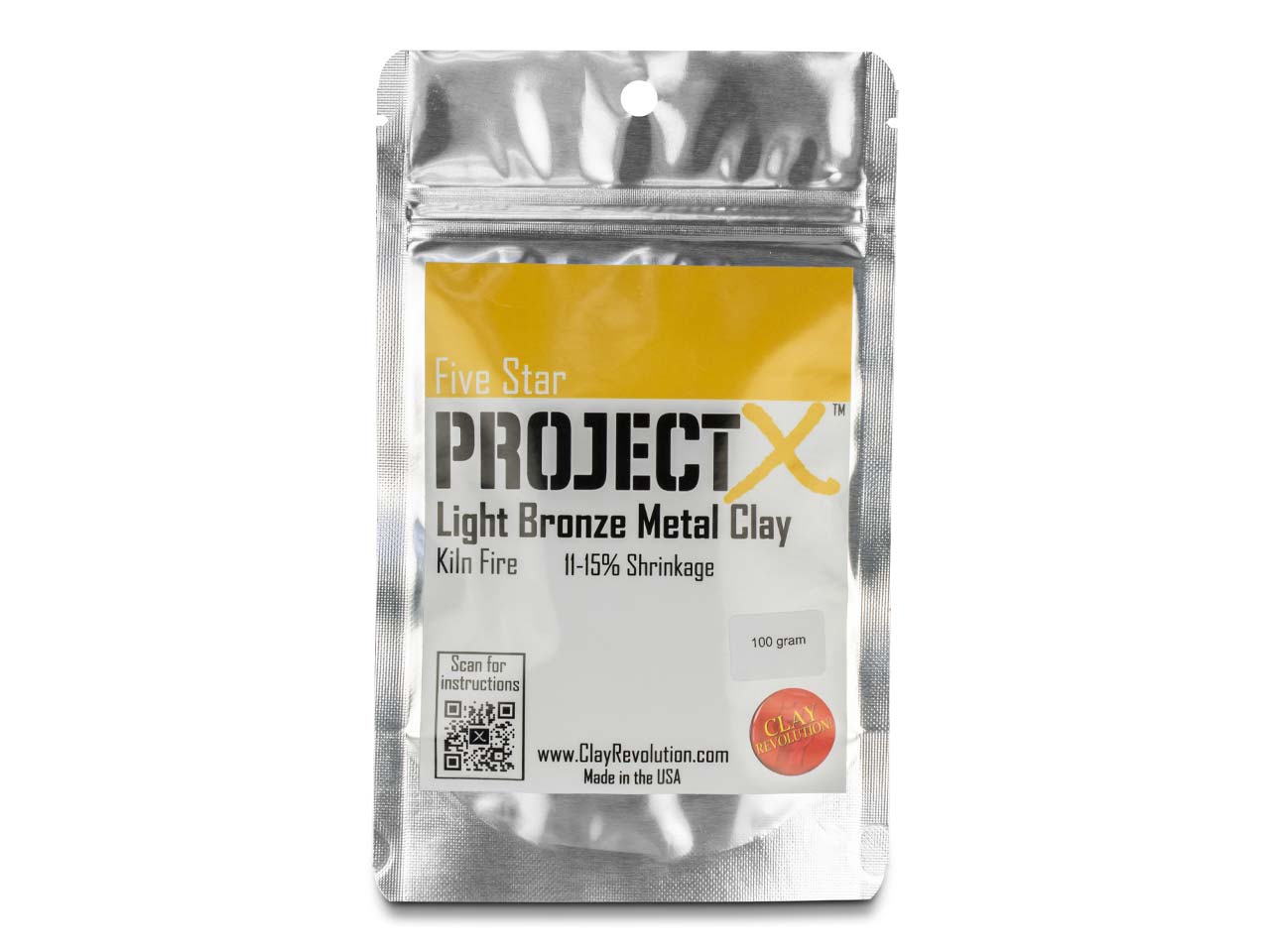 Do you have a safety data sheet for Project X Light Bronze Clay 100g?