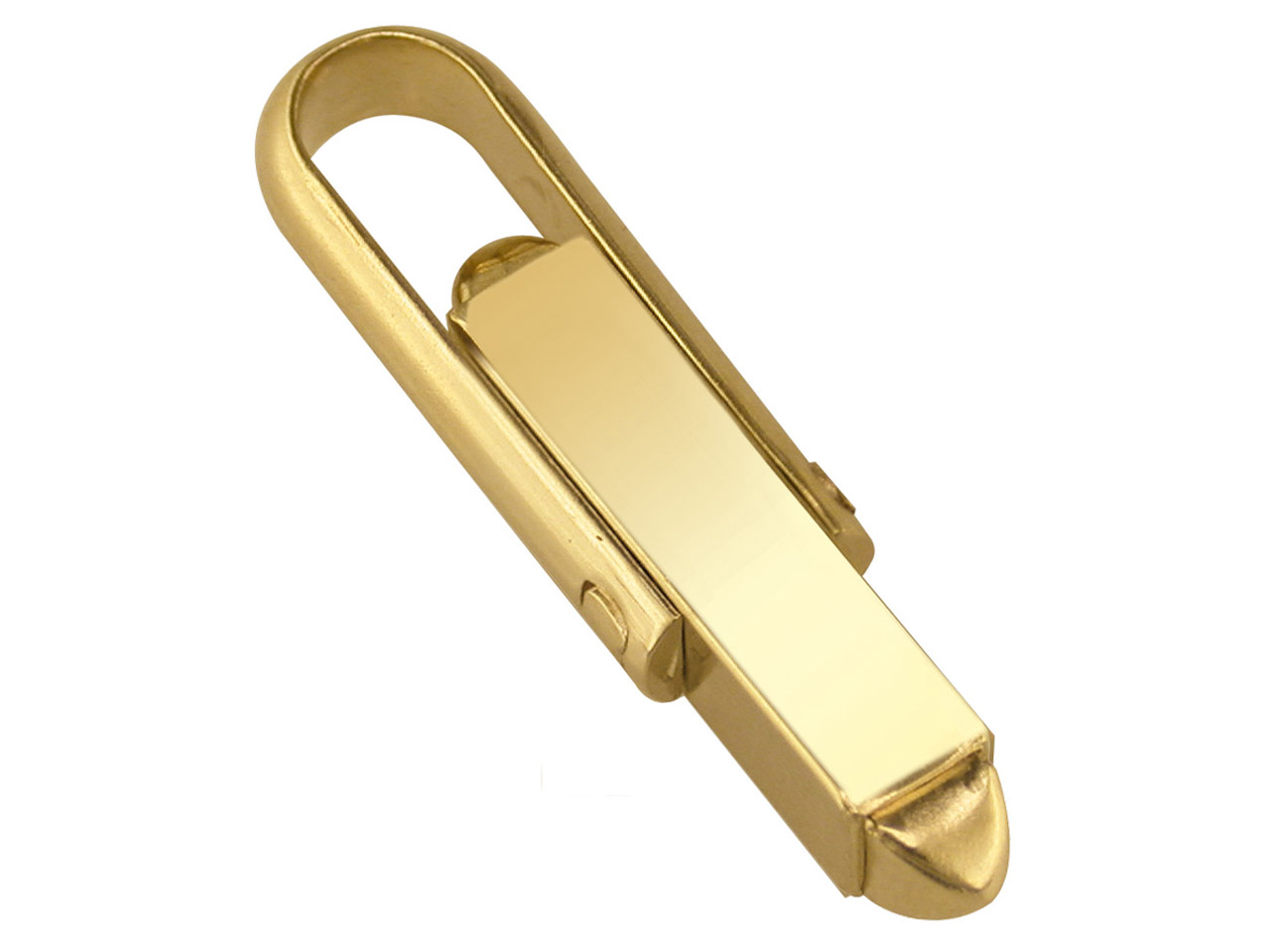 How long is the hinged arm (loop) of this cufflink?