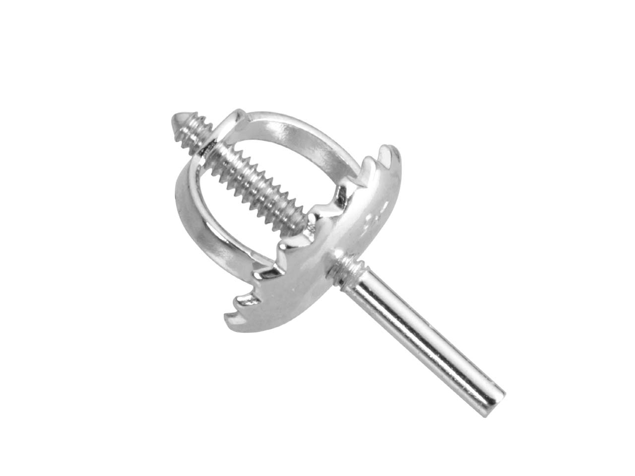 18ct White Gold Threaded French Wire And Scroll Heavy Weight, 100% Recycled Gold Questions & Answers