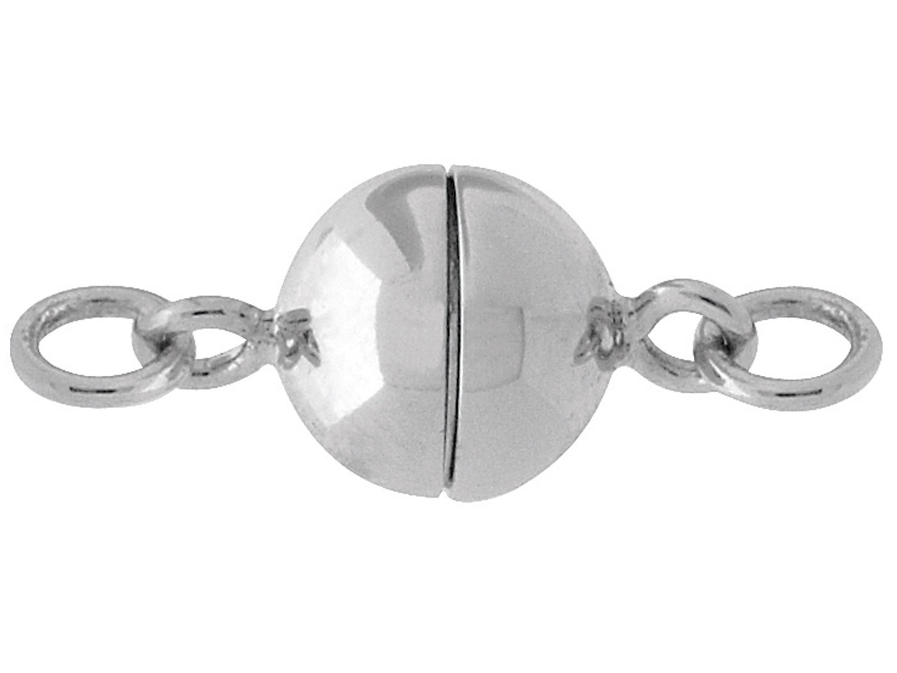 Sterling Silver Magnetic Clasp 7mm Ball Questions & Answers