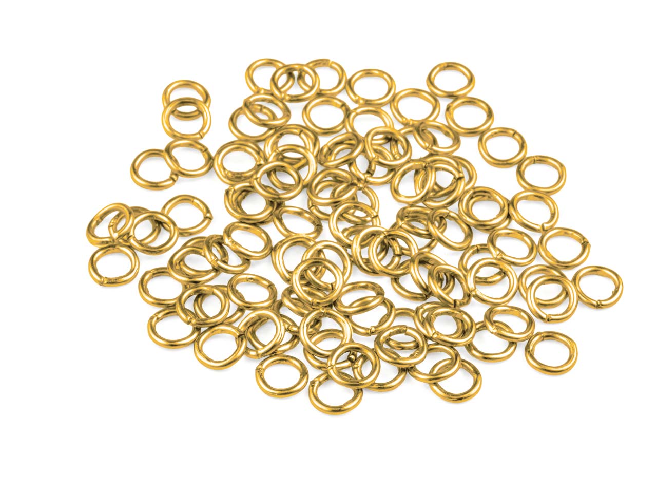 What is the gauge of this gold plated jump ring?