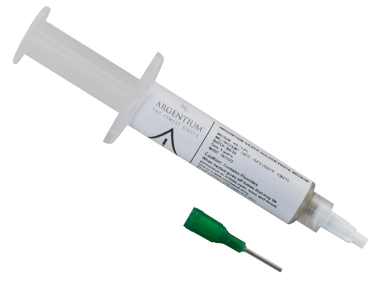 Argentium Silver Solder Paste 5g Medium, Syringe Questions & Answers