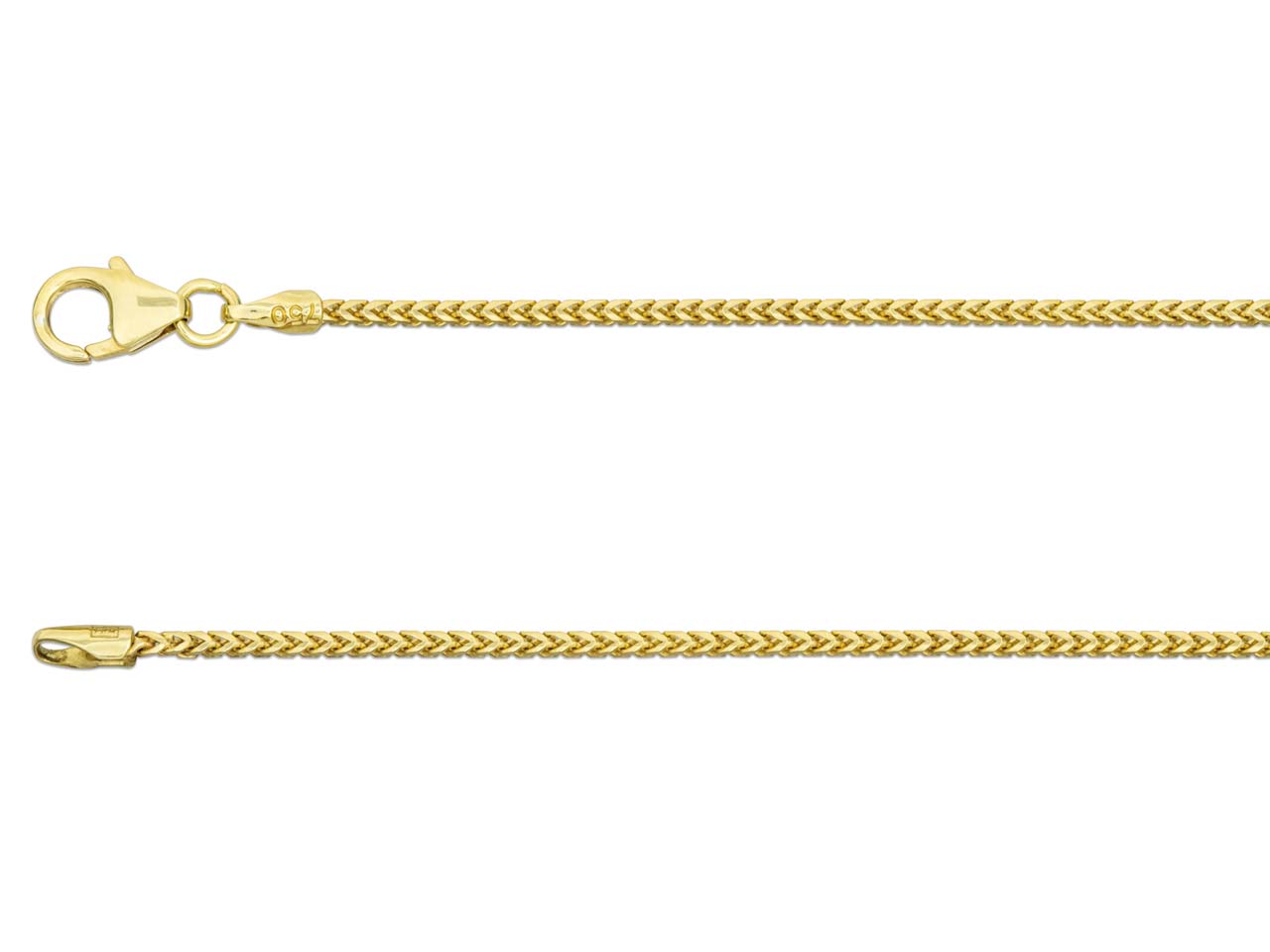 18ct Yellow Gold 1.1mm Franco Chain 18 Questions & Answers