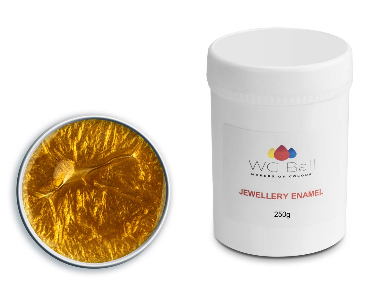 WG Ball Transparent Enamel Amber 404 250g Lead Free Questions & Answers