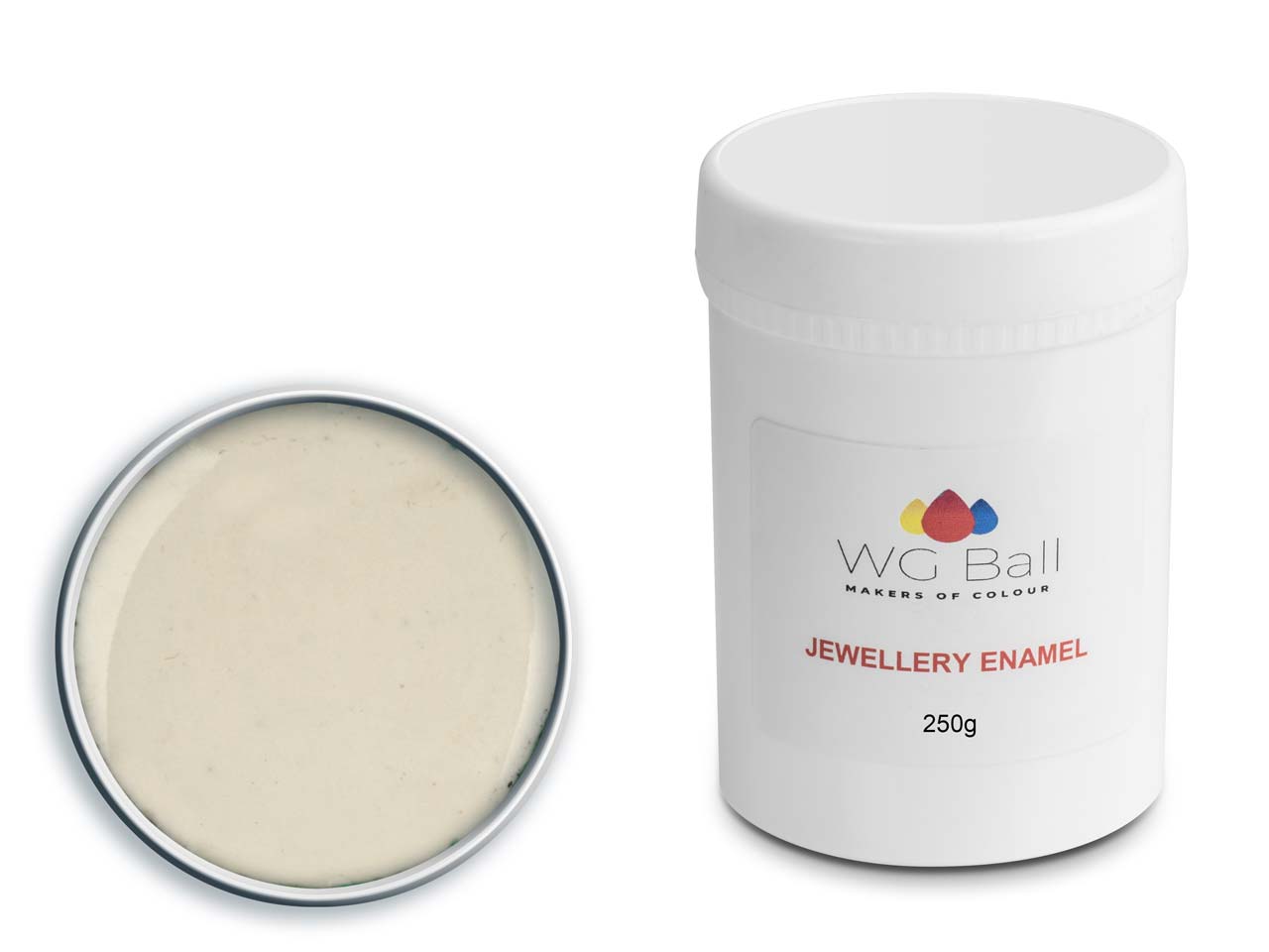 WG Ball Opaque Enamel Ivory 623 250g Lead Free Questions & Answers