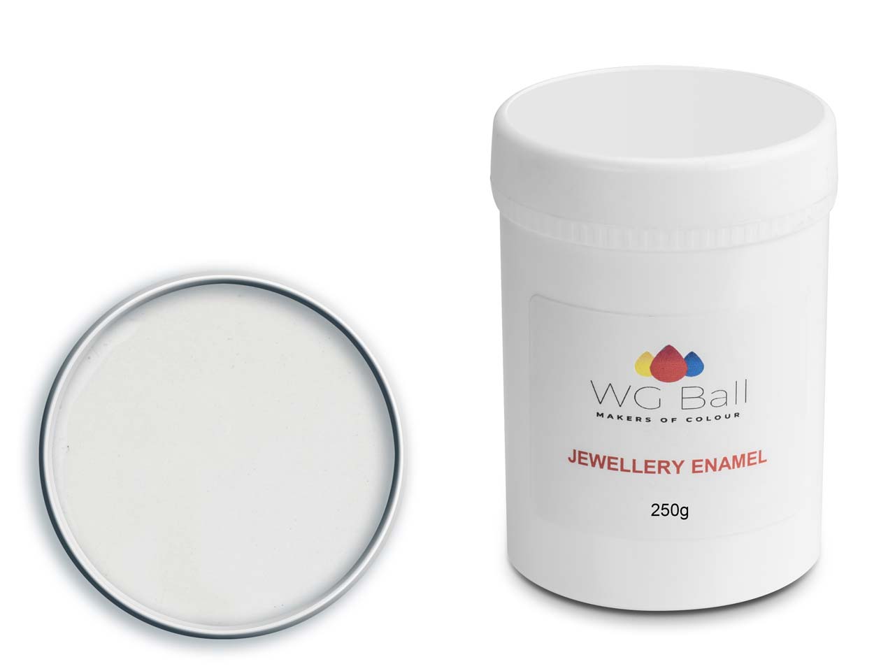 WG Ball Opaque Enamel White 646 250g Lead Free Questions & Answers