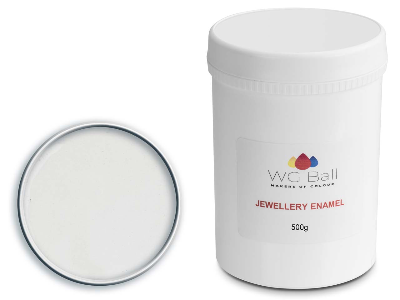 WG Ball Opaque Enamel White 646 500g Lead Free Questions & Answers