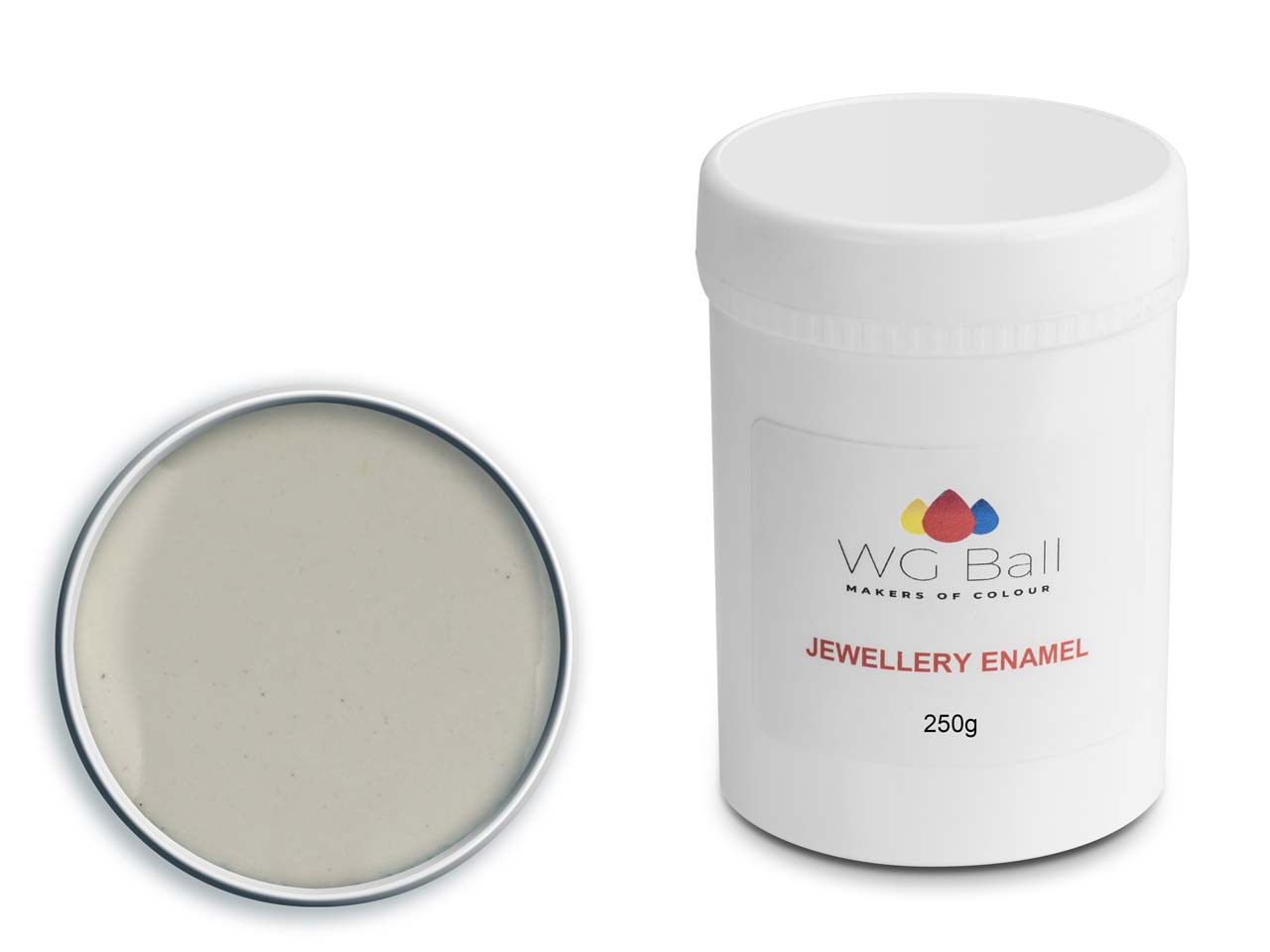 WG Ball Opaque Enamel Grey 693 250g Lead Free Questions & Answers