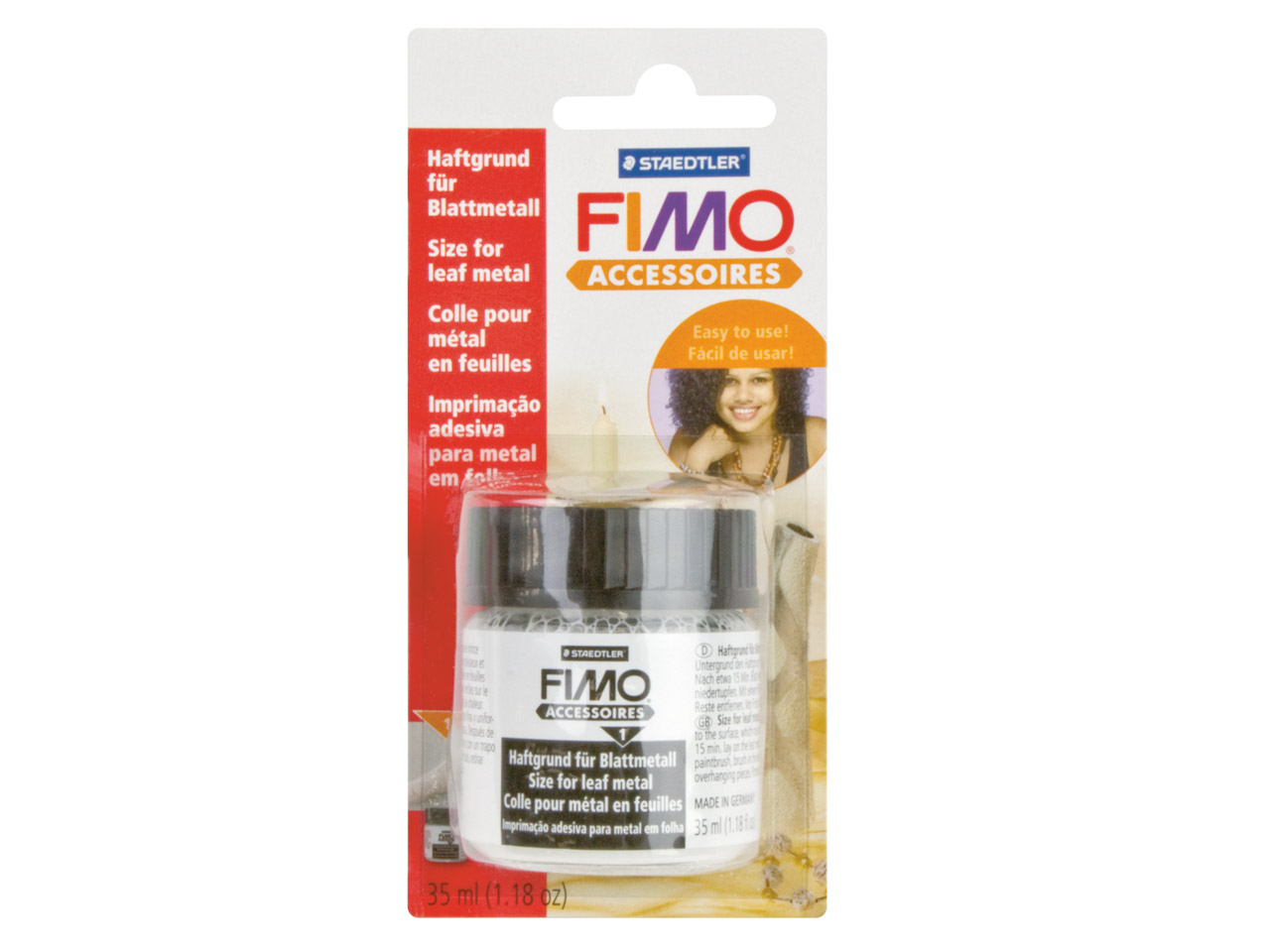 Fimo Size/glue For Leaf Metal 35ml Questions & Answers