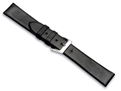 Black Calf Extra Long Watch Strap  22mm Genuine Leather Questions & Answers