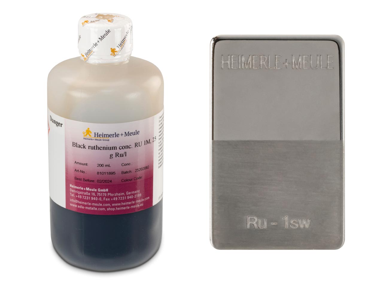 Black Ruthenium Plating Solution Concentrate 200ml 5g Ru/200ml UN3264 Questions & Answers