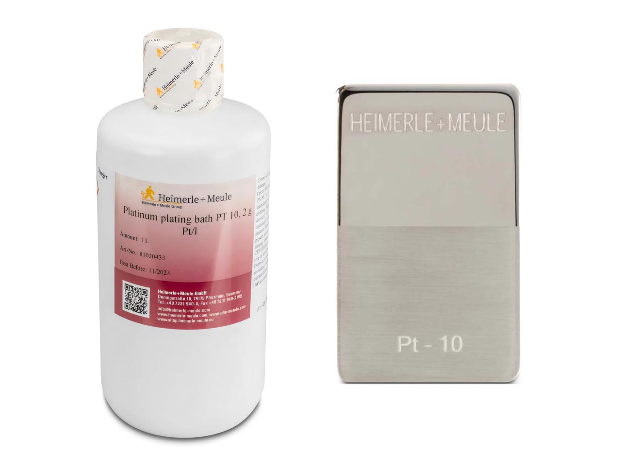Do you have instructions for Heimerle + Meule Platinum Plating Bath Platinum 10, 2g Pt/l, 1l, UN3264?