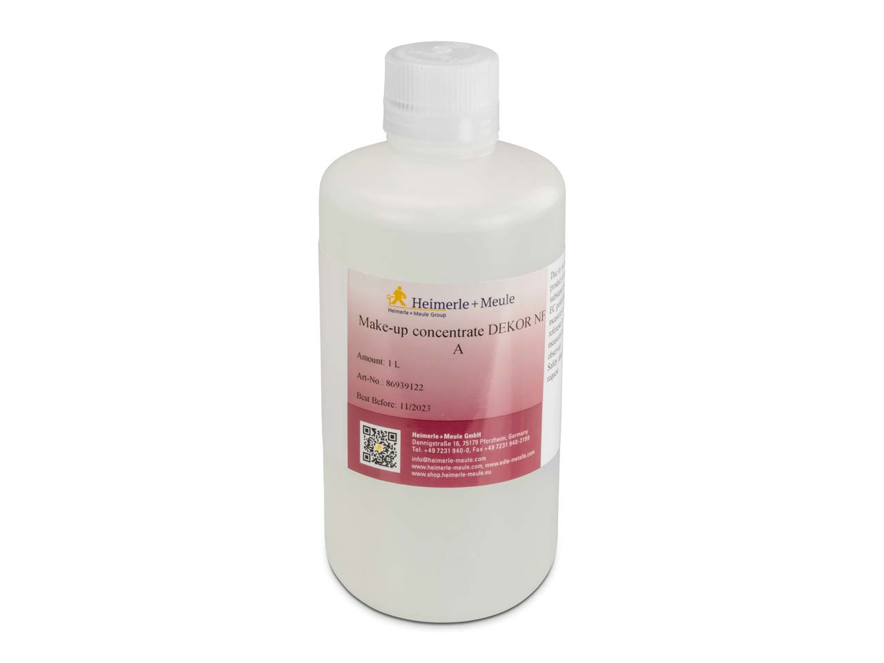 Heimerle + Meule Preparation Concentrate Dekor Nf A, For Palladium Solution Dekor, 1 Litre Questions & Answers