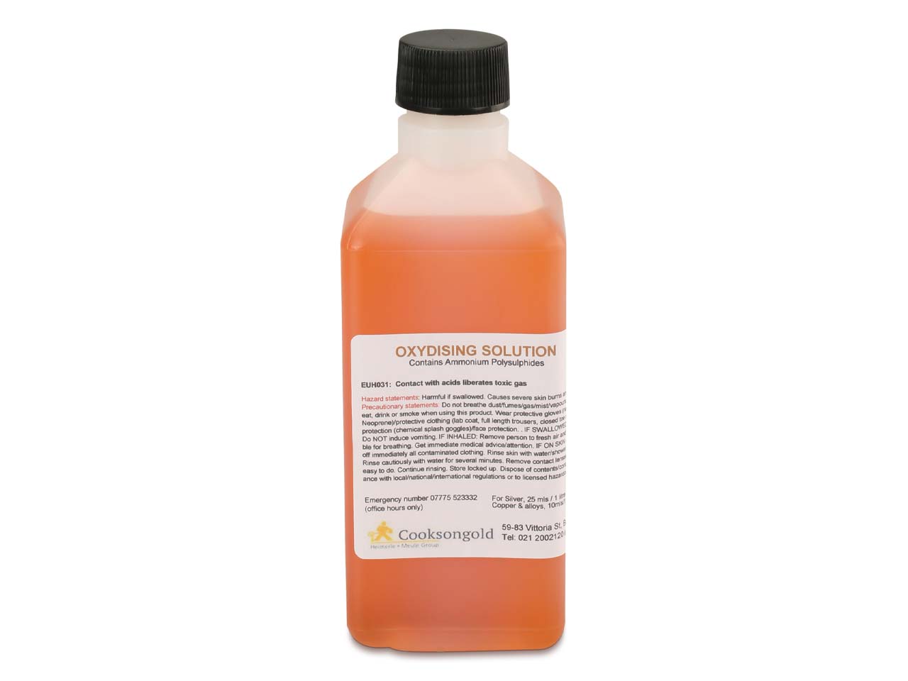 Oxidising Solution 500ml Un2818 Questions & Answers