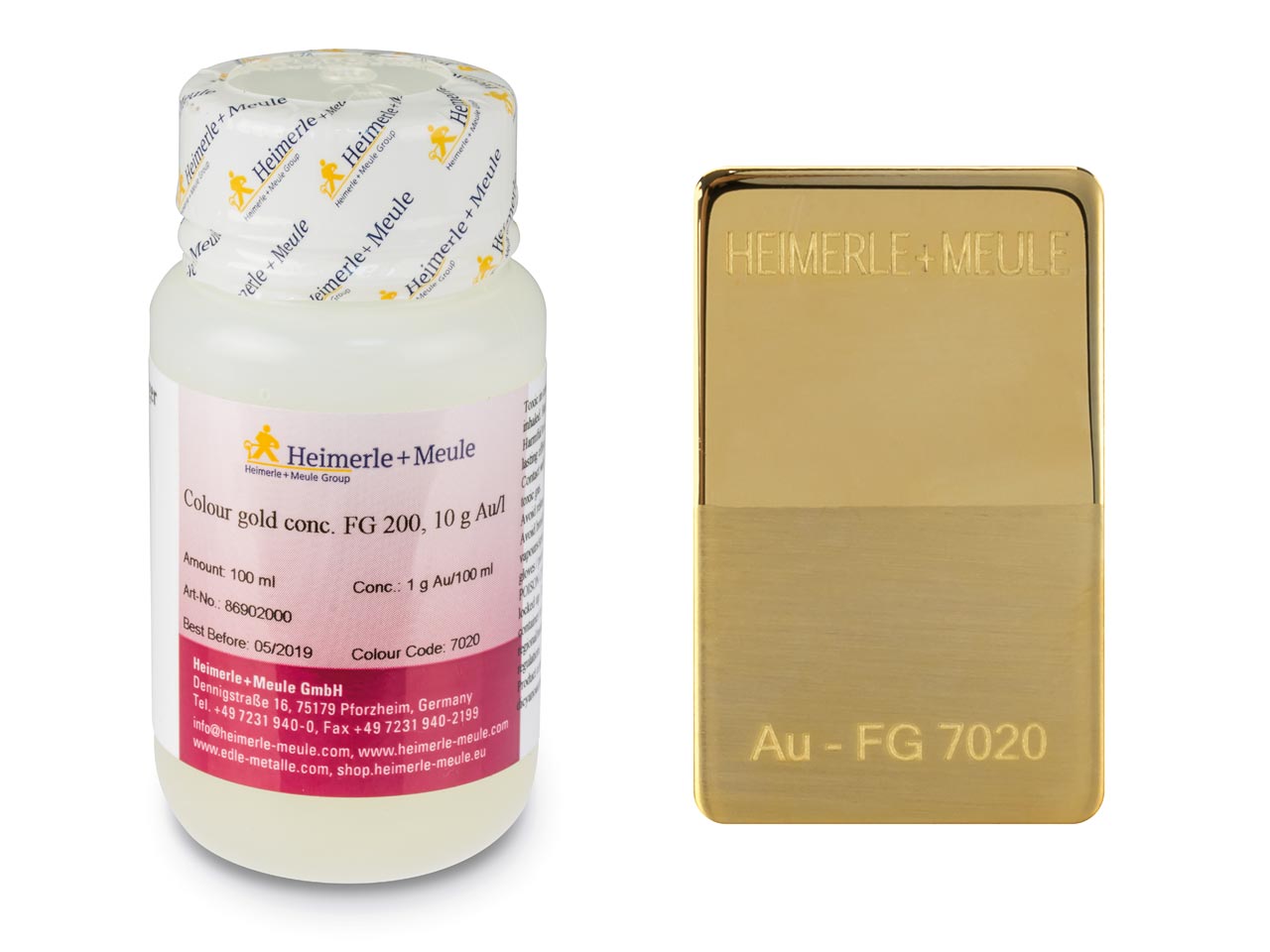 Heimerle + Meule Gold Plating Solution Concentrate 100ml 1g Au/100ml 18ct Fg7020, Un1935 Questions & Answers