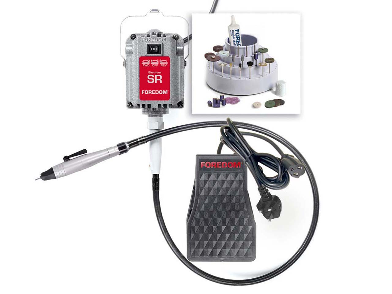 Which handpieces are compatible with this motor?
